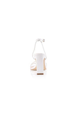 Kimmy Slim Strap Heels White
