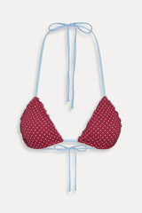 Tidal Polka Dot Bikini Top - Tuscany