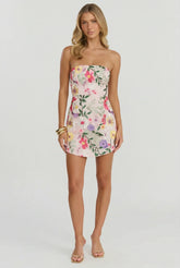 Birthday In Positano Floral Mini Dress
