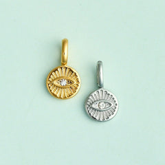 Harper Protective Eye Coin Charm