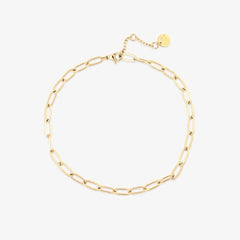 Harper Paperclip Chain Anklet