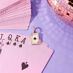 Harper Ace of Spades Statement Charm