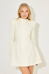 Button Mini Dress