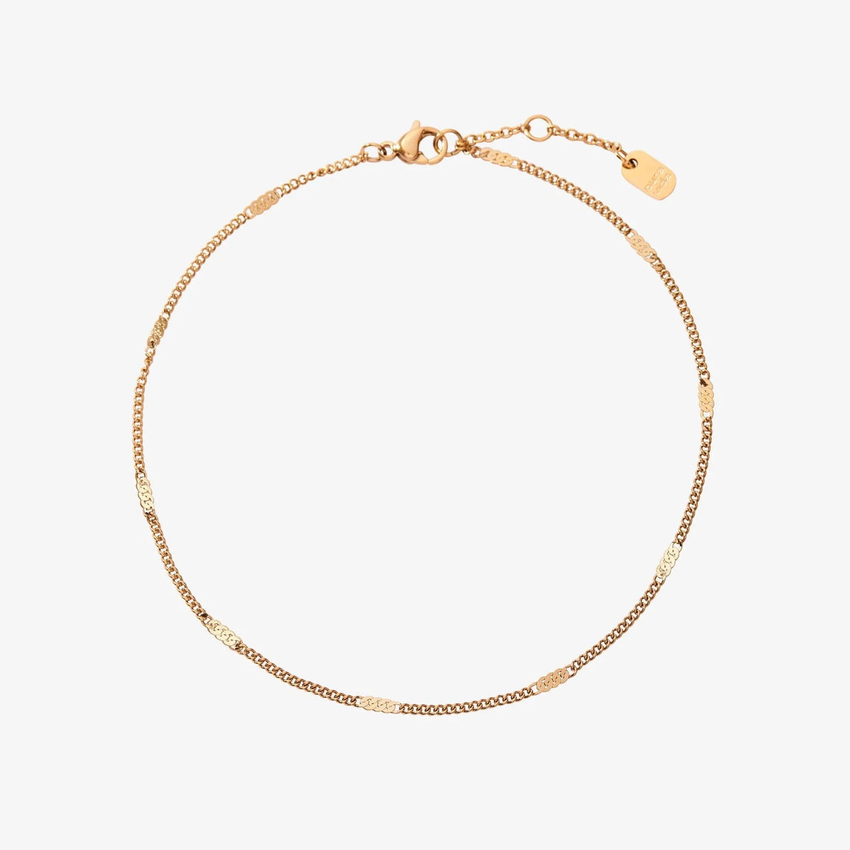 Delicate Station Chain Anklet