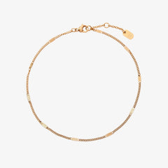 Delicate Station Chain Anklet