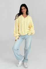 Let'S Cuddle Sweater In Butter