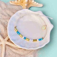 Undertow Enamel Bead Charm Bracelet