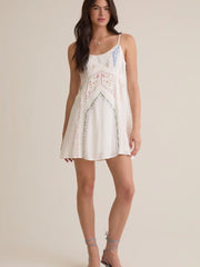 Parker Embroidered Mini Dress