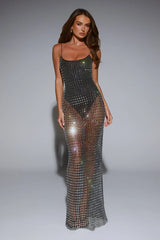 LUXE On Arrival Sheer Maxi Dress Black