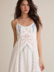 Parker Embroidered Mini Dress