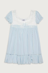 Harmony Mini Dress - Blue Porcelain