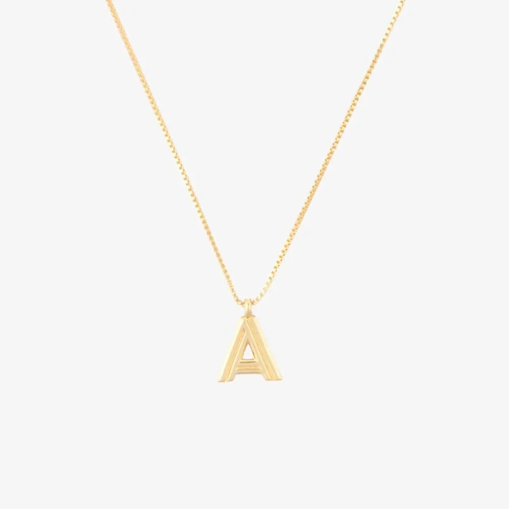 Initial Pendant Necklace